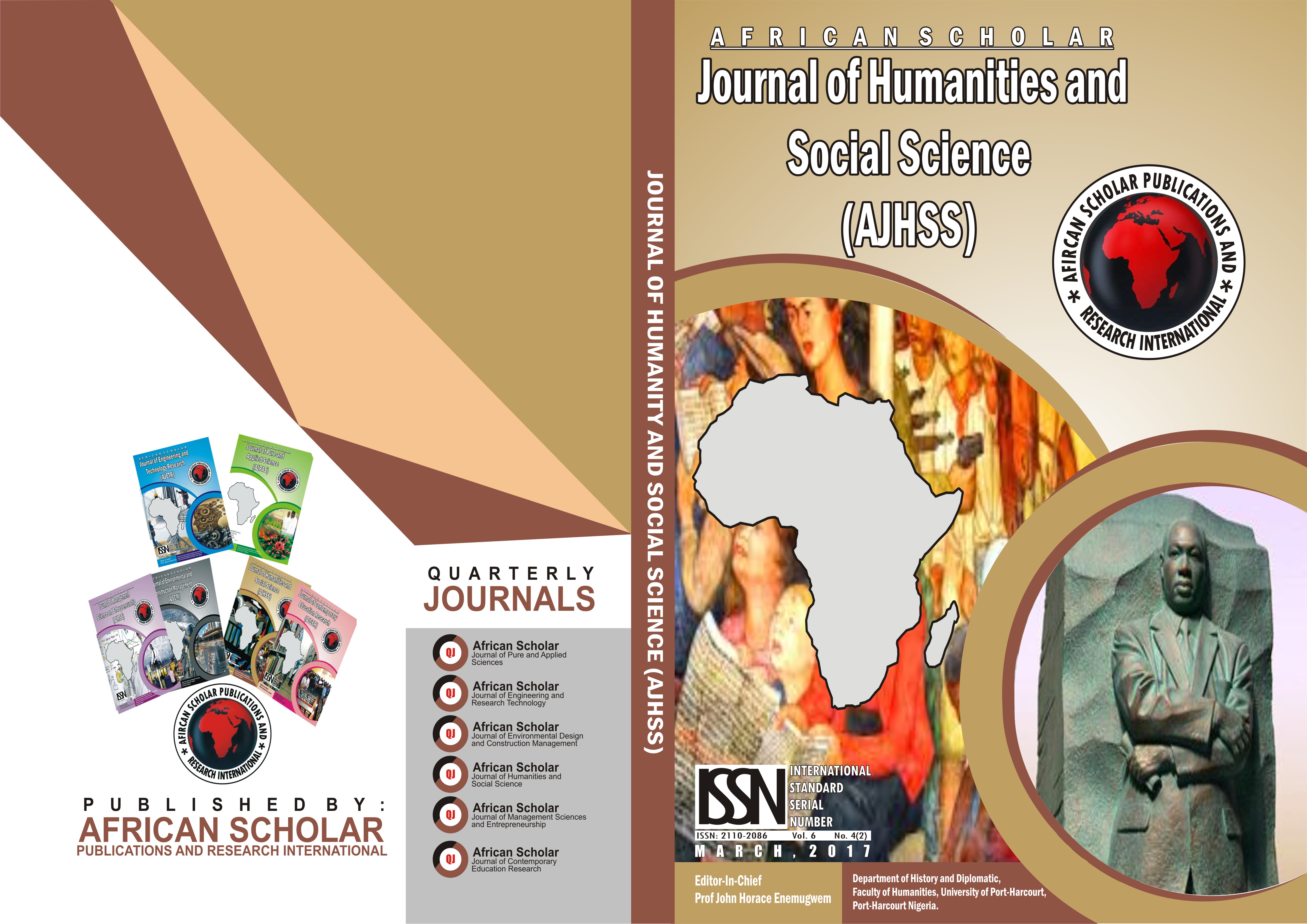 African Scholar Publications and Research International.